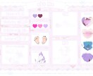 キャラクターデザイン、立ち絵、夢絵など作成します かわいいキャラクターデザイン、立ち絵、夢絵を作成します！ イメージ4