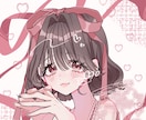 SNS用の可愛いアイコンイラスト描きます きらきらで可愛いお顔が好きな方へ！ イメージ4