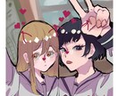 Twitterのアイコン描きます あなただけのオリジナルキャラを イメージ3