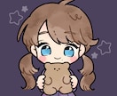 デフォルメSNSアイコンイラスト描きます ゆるふわでくりくりとした可愛いイラストを目指します！ イメージ1