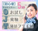 初❤️フライト✈️CAと5分〜お試し通話✨できます ☎️初電話／お試しに✨先輩CAと初めてのドキドキOJT‼️ イメージ1