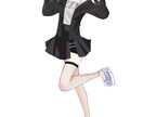 等身イラスト・SNS用アイコン・その他、承ります 商業利用可！より良い作品作りのためラフ訂正何度でも可です！ イメージ2