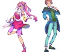 色鮮やかなイラストを描きます SNS、動画用イラスト、立ち絵などにどうぞ！ イメージ3