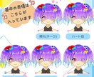 Vtuber向けLive2Dモデル制作致します 【表情差分セット込み！】全行程対応いたします。 イメージ4