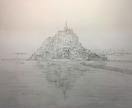 鉛筆で風景画を描きます 鉛筆画であなたの毎日にアクセント。 イメージ1