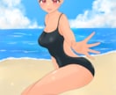 量産水着イラスト描きます 3種類の水着からお選びいただけます！ イメージ4