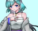 歌い手・配信者さん向け立ち絵制作します アニメ調×リアル寄りの塗りで存在感を イメージ1