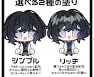 今年話題のEmoteLabテクスチャ作成します 配信スタンプ量産に便利！2種の塗りから選べます イメージ3