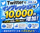 Twitter (X)で1万件のインプ増やします 日本人のインプレッションを+10,000件増やします！ イメージ8