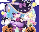 ハロウィン量産イラストのご依頼承ります 魔女、キョンシー、オバケ！ハロウィン量産イラスト描きます！ イメージ2
