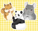 動物キャラはマルっとお任せ♡可愛いイラスト描きます 商用OK♡配信、アバター、アイコン、プレゼント、SNS運用に イメージ7