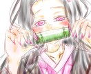SNS.似顔絵等お描きします キラキラお目目が特徴の絵柄.オリジナル構図になります！ イメージ8