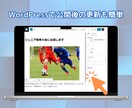 WordPressでホームページを作成します サーバー・ドメイン契約からホームページ公開まで対応します。 イメージ3