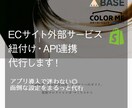 ECサイト外部サービス紐付け・API連携代行します アプリ導入で迷わない◎ 面倒な設定をまるっと代行 イメージ1