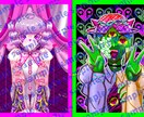 イラスト、立ち絵作成致しますます 派手な色使いや、すこしデフォルメのキャラ等になります イメージ3