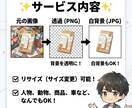 10枚1,000円！画像背景切り抜き・透過します 面倒な作業は丸投げOK！出品画像やYouTube素材に！！ イメージ3