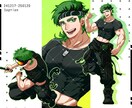 TRPG・IRIAMなど！立ち絵を制作いたします 男性キャラクター・筋肉の描写・細かな装飾が得意です！ イメージ3