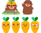 かわいいオリジナルキャラクター作ります 親しみのある、かわいいキャラクターが得意です！お任せください イメージ9