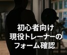 筋トレフォームを現役トレーナーがアドバイスします 自宅トレ・ジムどちらでもOK。動画や写真でフォームを改善 イメージ1