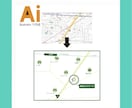 サンプル２案！illustratorで地図作ります JPG/ PNG/ PDF 納品、AIデータ相談可 イメージ3