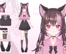 男女動物何でもOK！Live2D用イラスト描きます 提携モデラー多数・専門家だからこその高クオリティをご提供！ イメージ3