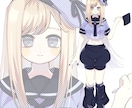 かわいい美少女のキャラクターデザインをご提案します 素朴で儚くアンニュイなイラストを描きます イメージ1