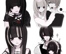 地雷系やお姉さん系のイラストお描きします 可愛いをもっとリアルに、あなただけのイラストをお描きします イメージ2