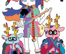 デフォルメ・ポップでかわいいイラストをご提供します アイコン／グッズ／挿絵に使えるオリジナルイラスト イメージ3