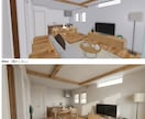 提案で使える内観パース2カット作成します 住宅営業目線で伝わる内観パース作成 イメージ3