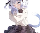 1枚絵や立ち絵などのイラストを制作します 綺麗でかわいいイラストを描きます！商用利用可能です！ イメージ5