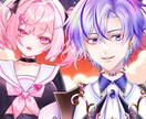 顔の強いVtuberを修正無制限でお作りします 一括制作！キャラデザ＋Live2D イメージ2