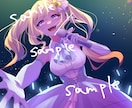 SNSアイコン・一枚絵・配信用立ち絵制作します やわらかく透明感のあるイラストを丁寧に描きます イメージ6