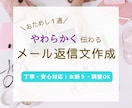 お試し1通 ｜メール返信文作成・添削します 印象アップ・失礼防止！丁寧に作成 イメージ1