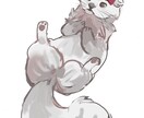 ゆるっと可愛い動物をお描きします アイコンにもピッタリ！ふわふわ可愛いく꒰ᐢ⸝⸝•༝•⸝⸝ᐢ꒱ イメージ3