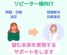 目標達成への「行動の壁」を乗り越える伴走をします 一人で抱え込んでいませんか？具体的な次の一歩を創ります イメージ1