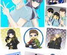アイコン、似顔絵、夢絵、お描きします あなたのアイコン可愛くお描きします！！ イメージ1