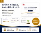 現役採用担当がＥＳ(エントリーシート)を診断します 採用担当者の視点で、あなたの魅力を見つます イメージ1