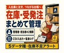 在庫・受発注管理Webシステムを開発します 2権限で商品在庫受発注を一元管理する業務システム イメージ1