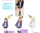 イラスト→上半身までのイラスト承ります 観賞用、コンサート応援グッズ、Live2D等 イメージ2