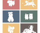 選べる3種のトーンで動物のイラスト制作します ペットの似顔絵やプレゼントにもいかかですか？ イメージ2