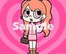アメコミ風のポップなイラスト描きます カートゥーン風、アメコミ風のポップで可愛いイラスト描きます イメージ2