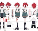 企業実績有‼️可愛い立ち絵一枚絵キャラデザできます 少年少女の絵はお任せください！！ イメージ10