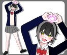 可愛いイラスト制作します アイコン　一枚絵　キャラ制作など、イラスト全般お描きします！ イメージ3