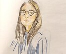 アイコンや装飾に⭐️スケッチ風に描きます 暖かさのある似顔絵作成します！ イメージ1