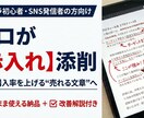 初心者OK！売れる視点で添削します 集客・購入率を上げるプロフィール／商品説明へ イメージ1