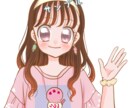 女児アニメ・少女漫画風のアイコン描きます 女児アニメ・少女漫画タッチのアイコン描きます イメージ5