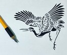 切り絵、ステッカー、ステンシルシート作成致します ハンドメイドなので1点ものです。 イメージ5
