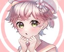可愛らしいオリジナルアイコンを製作いたします 色ラフまでなら修正無制限！お気軽にご相談くださいꕤ*.ﾟ イメージ1