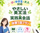 文法を学び使える英語を育てます 【1回お試し】中学英語をイラストで楽しく学ぼう！ イメージ1