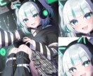 可愛いイラスト描きます 可愛くて魅力的な女の子を描くのが得意です！ イメージ3